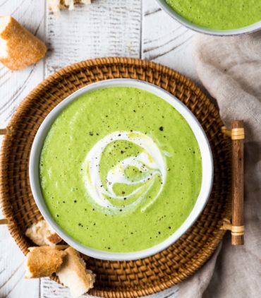 Spicy Mint Pea Soup