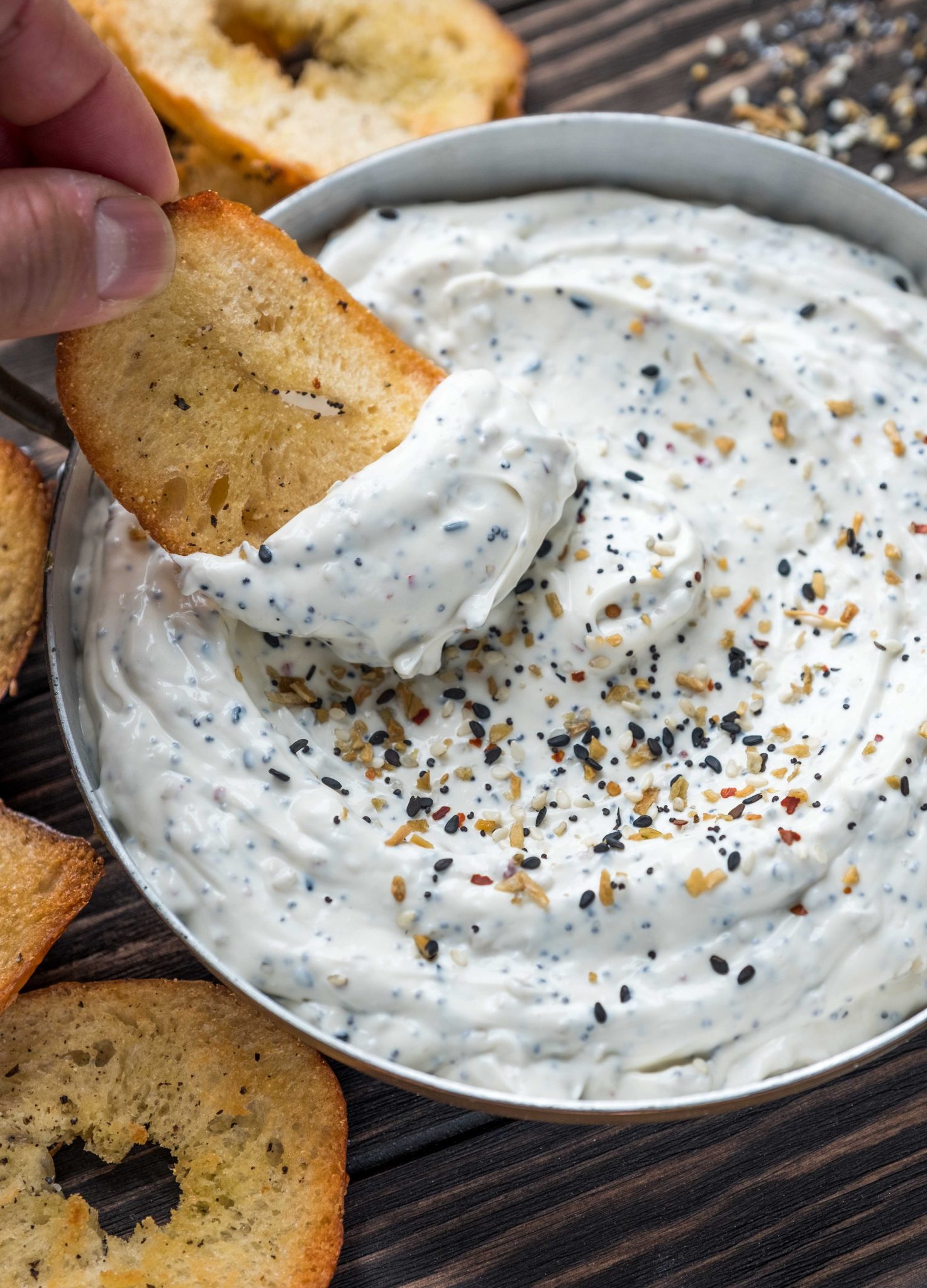 bagel dip recipe with ranch packet