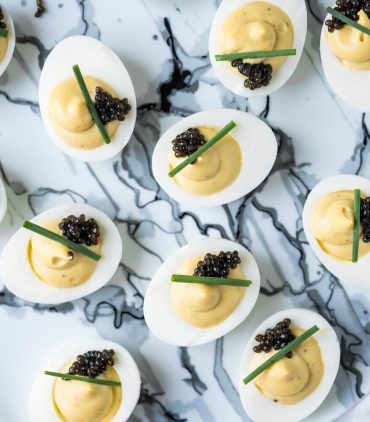 Caviar Deviled Eggs