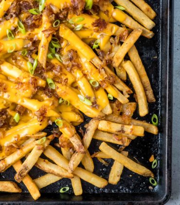 Caramelized Onion Cheese Fries