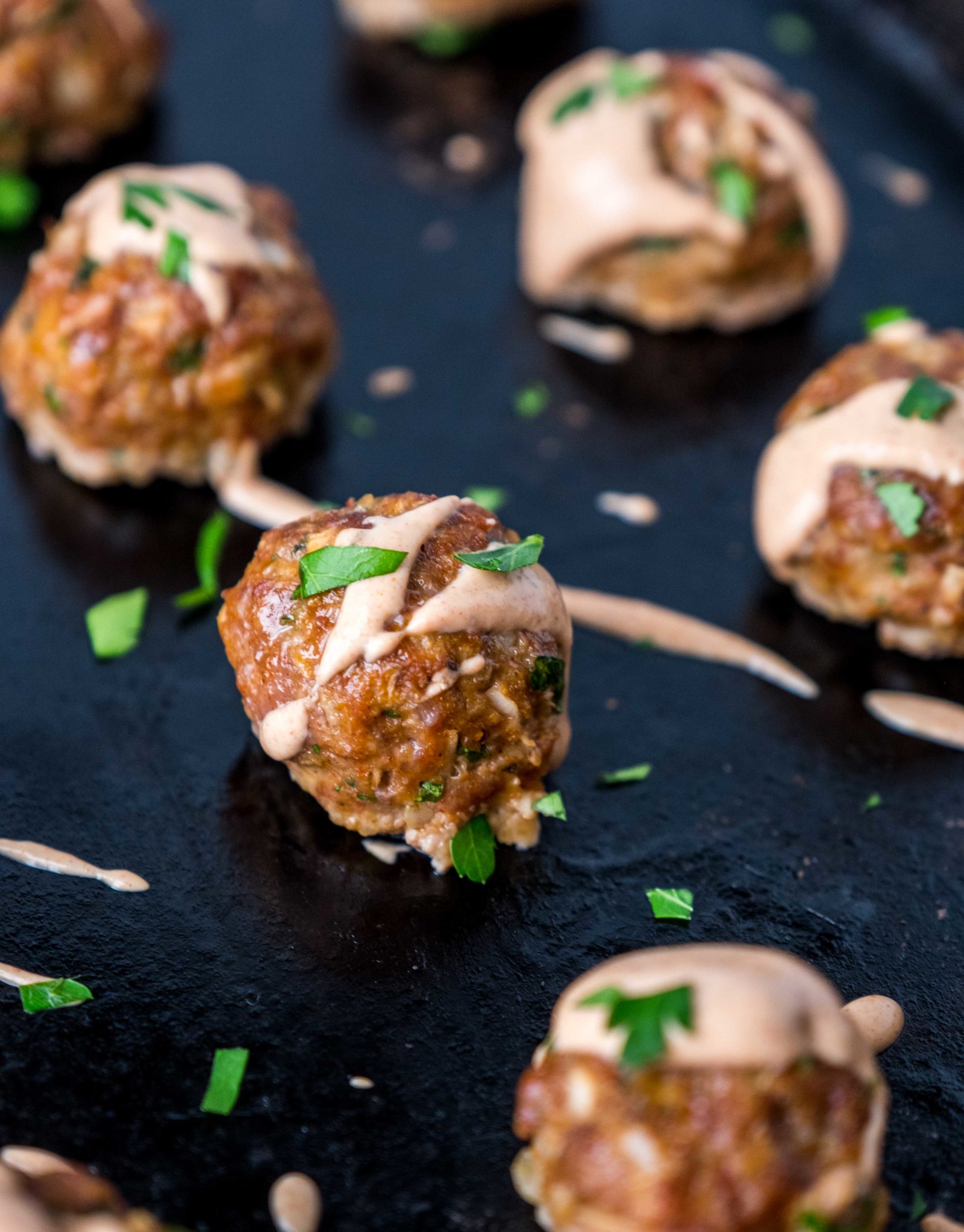 American Lamb Meatballs with Harissa Yogurt – The Food Joy