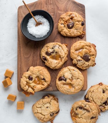 Brown Butter & Caramel Chocolate Chip Cookies