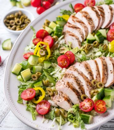 Lemon & Herb Chicken Greek Salad