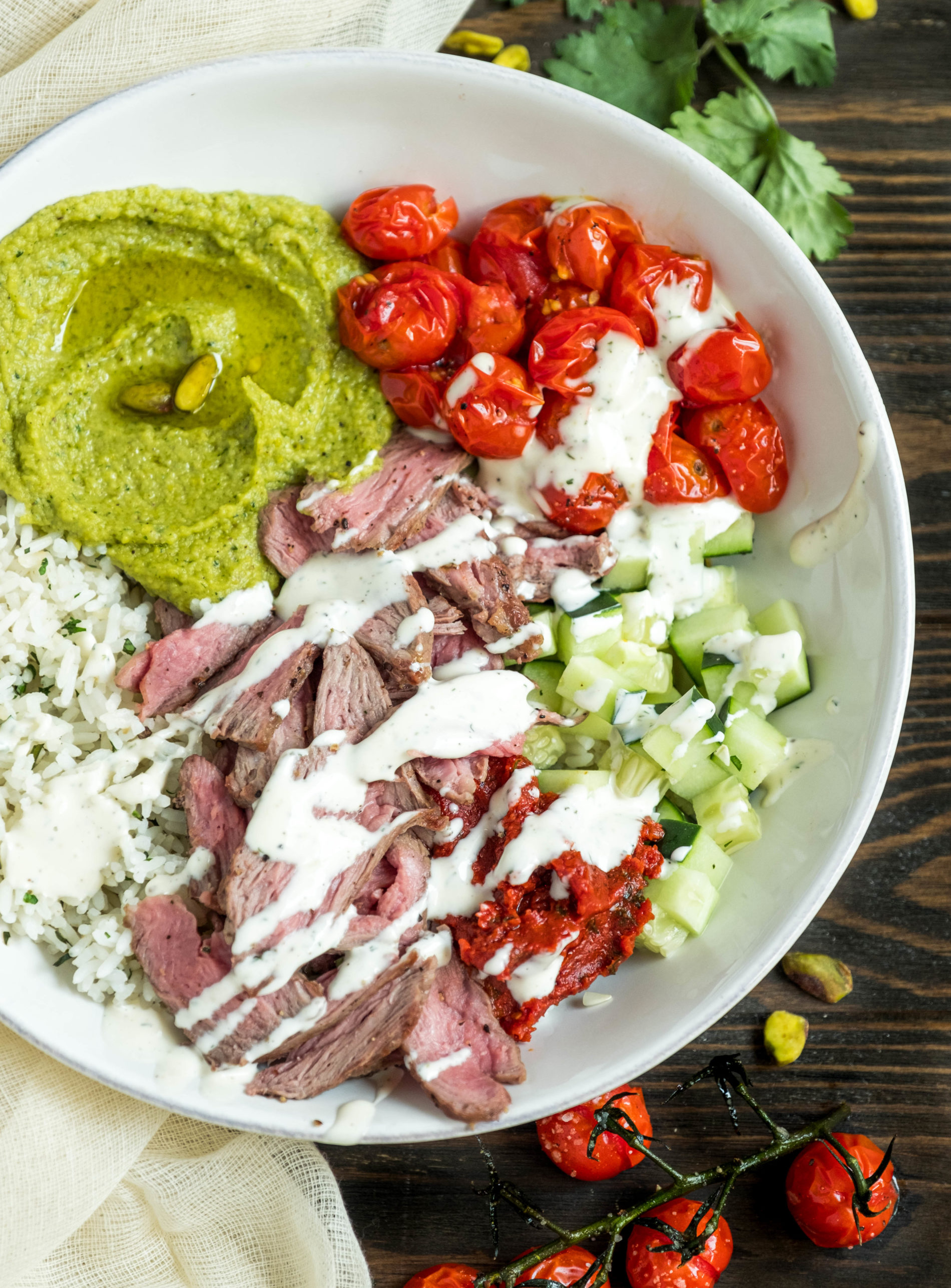Mediterranean Lamb Bowl – The Food Joy