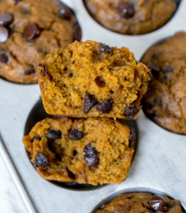 Vegan Pumpkin Chocolate Muffins