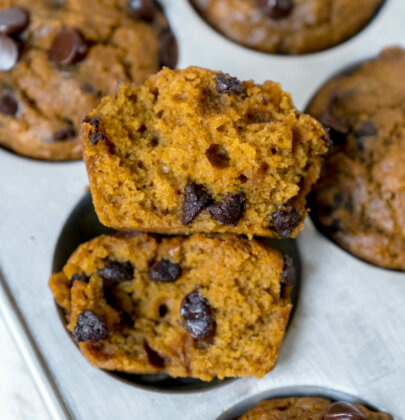 Vegan Pumpkin Chocolate Muffins